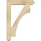 Ekena Millwork Westlake Craftsman Rough Sawn Bracket w/ Offset Brace, Douglas Fir, 6"W x 26"D x 38"H BKT0604X26X38WTL04RDF - alternate 3